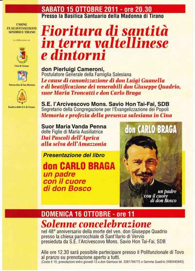 Fioritura di santità in terra valtellinese e dintorni